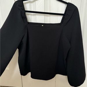 Madewell Black Off the Shoulder Top
